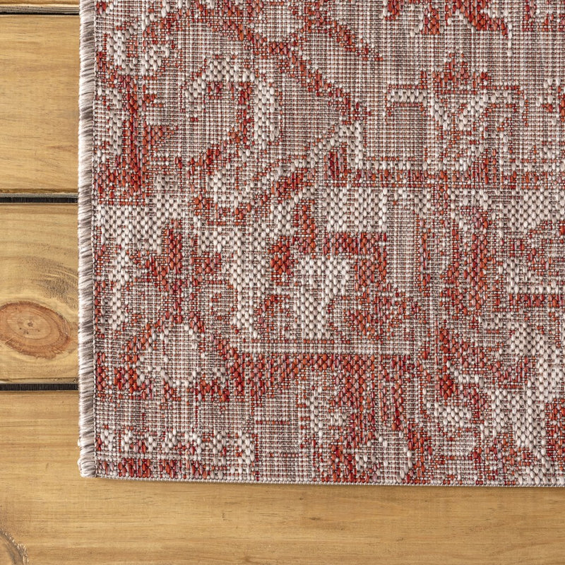 Estrella Bohemian Medallion Textured Weave Indoor/outdoor Area Rug
