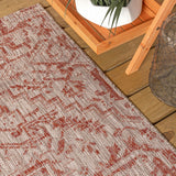 Estrella Bohemian Medallion Textured Weave Indoor/outdoor Square Rug