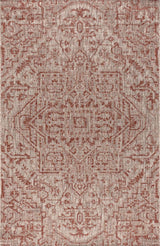 Estrella Bohemian Medallion Textured Weave Indoor/outdoor Area Rug