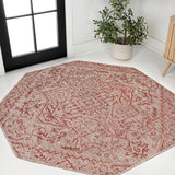 Estrella Bohemian Medallion Textured Weave Indoor/outdoor Octagon Rug