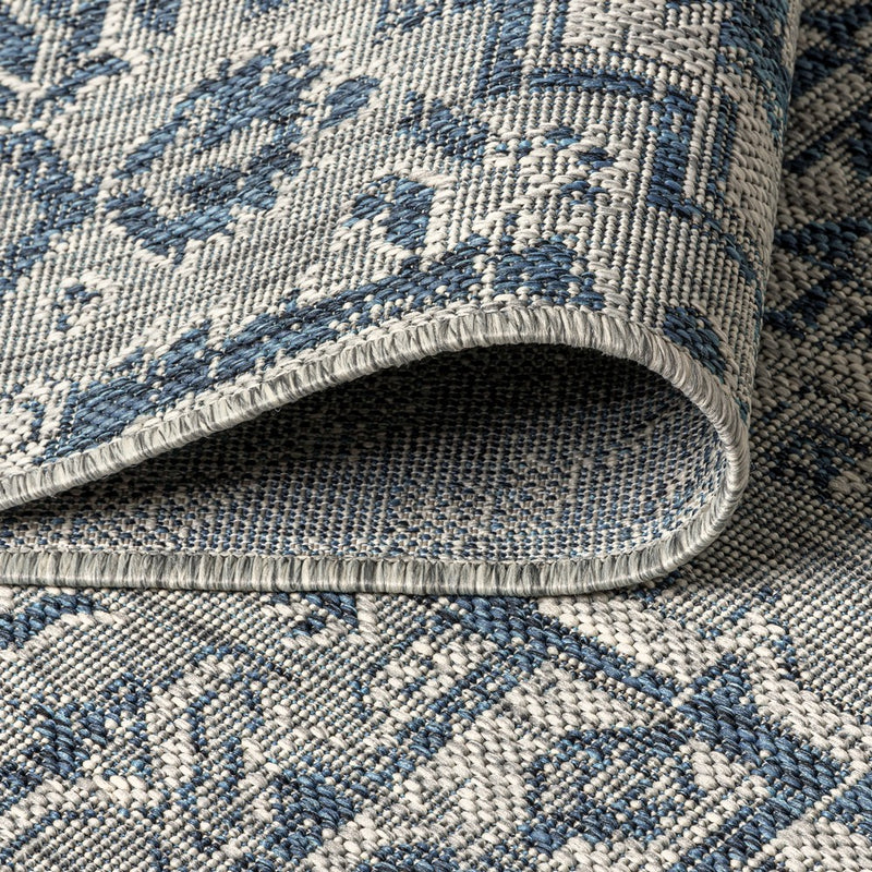Estrella Bohemian Medallion Textured Weave Indoor/outdoor Runner Rug