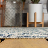 Estrella Bohemian Medallion Textured Weave Indoor/outdoor Runner Rug