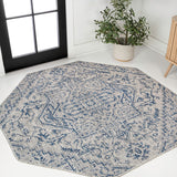 Estrella Bohemian Medallion Textured Weave Indoor/outdoor Octagon Rug