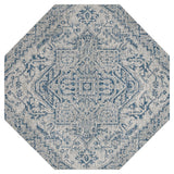 Estrella Bohemian Medallion Textured Weave Indoor/outdoor Octagon Rug