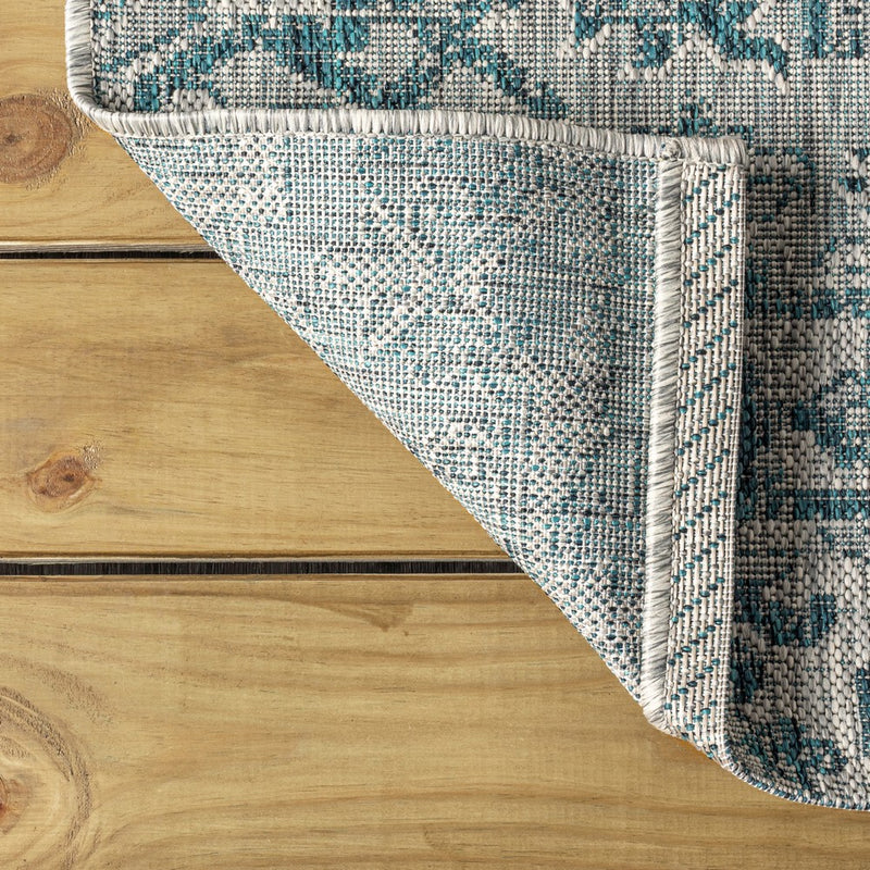 Estrella Bohemian Medallion Textured Weave Indoor/outdoor Square Rug