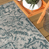 Estrella Bohemian Medallion Textured Weave Indoor/outdoor Runner Rug