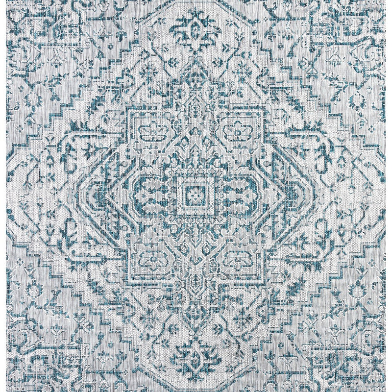 Estrella Bohemian Medallion Textured Weave Indoor/outdoor Square Rug