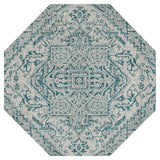 Estrella Bohemian Medallion Textured Weave Indoor/outdoor Octagon Rug