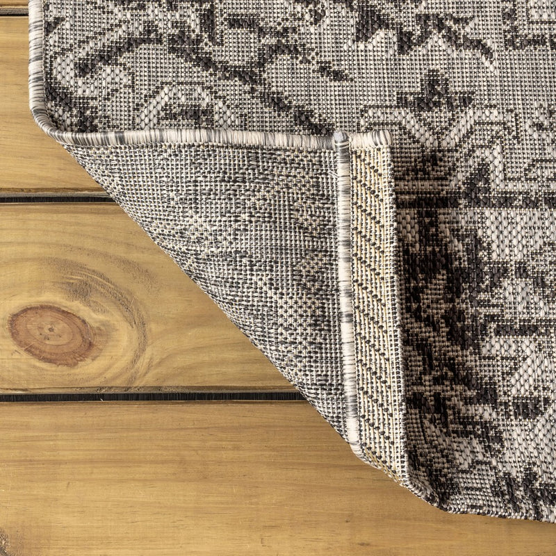 Estrella Bohemian Medallion Textured Weave Indoor/outdoor Square Rug