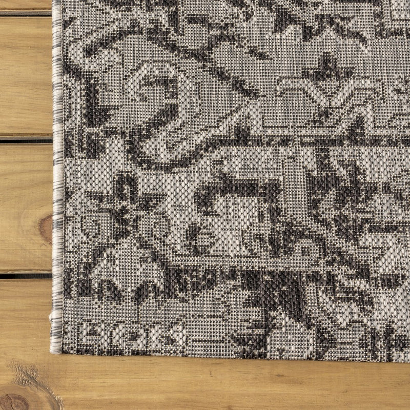 Estrella Bohemian Medallion Textured Weave Indoor/outdoor Square Rug