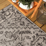 Estrella Bohemian Medallion Textured Weave Indoor/outdoor Square Rug