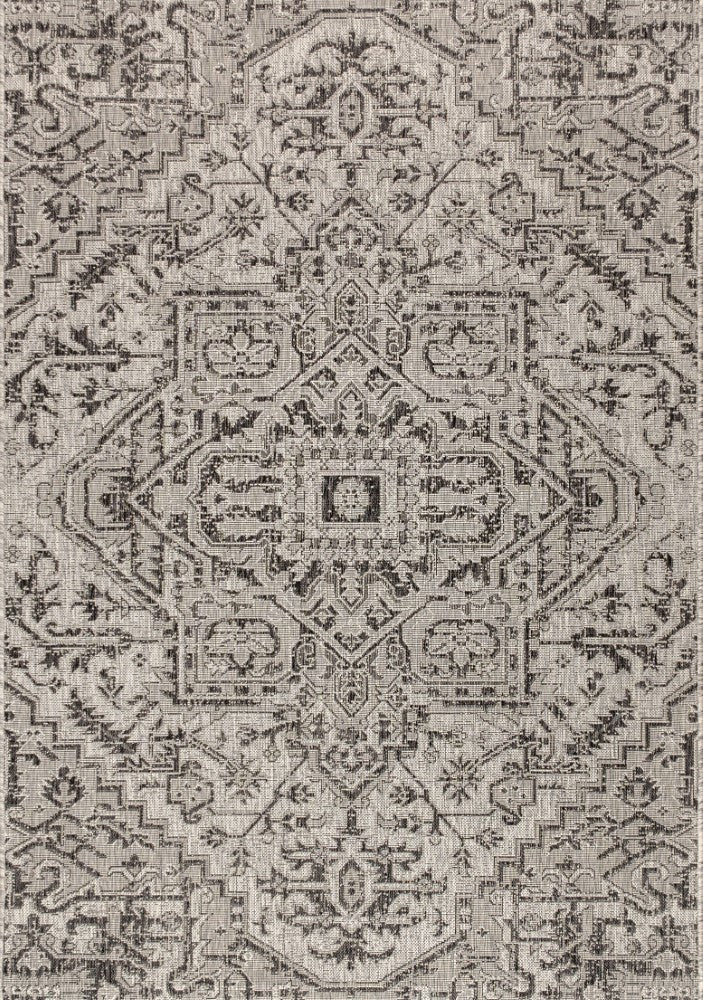 Estrella Bohemian Medallion Textured Weave Indoor/outdoor Area Rug