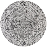 Estrella Bohemian Medallion Textured Weave Indoor/outdoor Round Rug