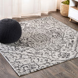 Estrella Bohemian Medallion Textured Weave Indoor/outdoor Square Rug