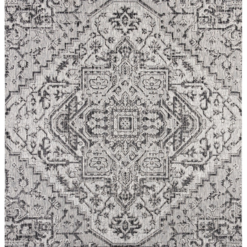 Estrella Bohemian Medallion Textured Weave Indoor/outdoor Square Rug