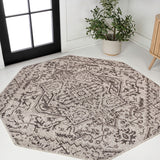 Estrella Bohemian Medallion Textured Weave Indoor/outdoor Octagon Rug