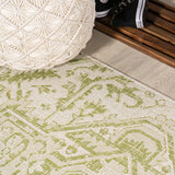 Estrella Bohemian Medallion Textured Weave Indoor/outdoor Runner Rug