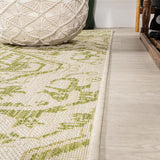 Estrella Bohemian Medallion Textured Weave Indoor/outdoor Runner Rug