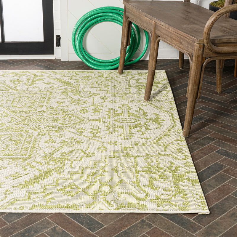 Estrella Bohemian Medallion Textured Weave Indoor/outdoor Area Rug