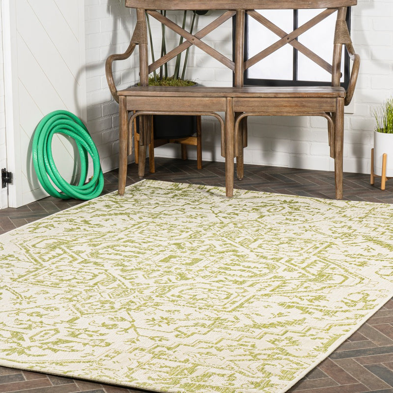 Estrella Bohemian Medallion Textured Weave Indoor/outdoor Area Rug