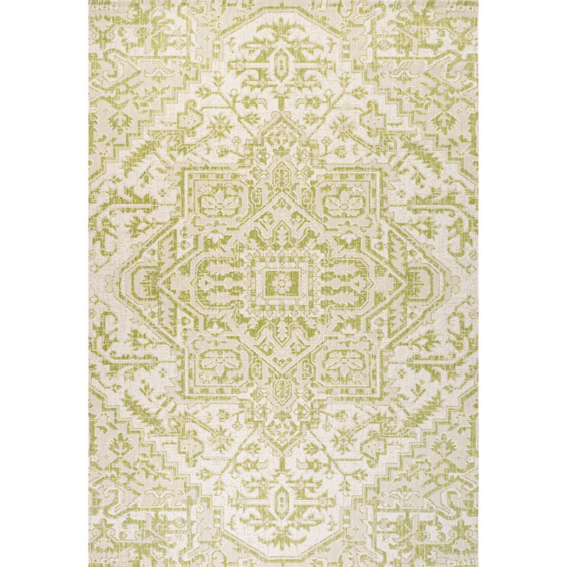 Estrella Bohemian Medallion Textured Weave Indoor/outdoor Area Rug