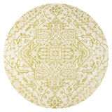 Estrella Bohemian Medallion Textured Weave Indoor/outdoor Round Rug