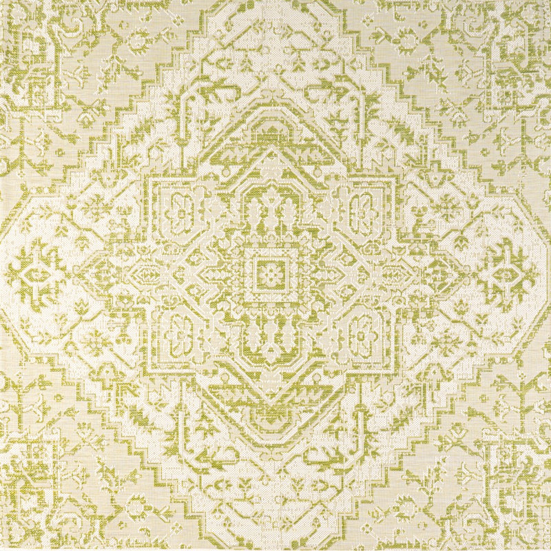 Estrella Bohemian Medallion Textured Weave Indoor/outdoor Square Rug