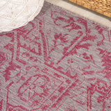 Estrella Bohemian Medallion Textured Weave Indoor/outdoor Square Rug