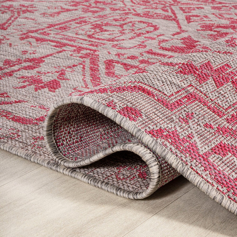 Estrella Bohemian Medallion Textured Weave Indoor/outdoor Square Rug