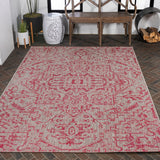 Estrella Bohemian Medallion Textured Weave Indoor/outdoor Area Rug
