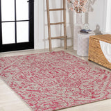 Estrella Bohemian Medallion Textured Weave Indoor/outdoor Area Rug