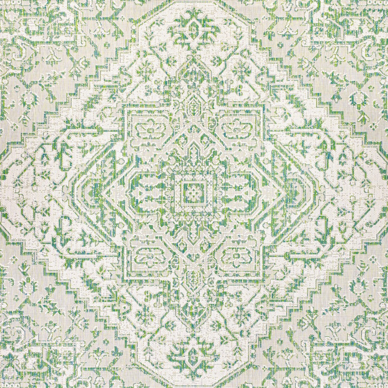 Estrella Bohemian Medallion Textured Weave Indoor/outdoor Square Rug