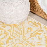 Estrella Bohemian Medallion Textured Weave Indoor/outdoor Square Rug