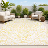 Estrella Bohemian Medallion Textured Weave Indoor/outdoor Area Rug