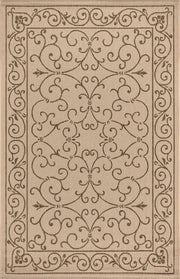 Charleston Vintage Filigree Textured Weave Indoor/outdoor Area Rug