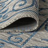 Charleston Vintage Filigree Textured Weave Indoor/outdoor Area Rug