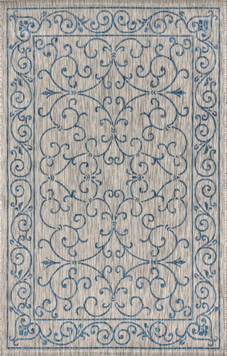 Charleston Vintage Filigree Textured Weave Indoor/outdoor Area Rug