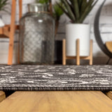 Charleston Vintage Filigree Textured Weave Indoor/outdoor Area Rug