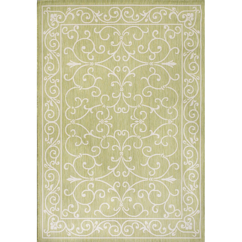Charleston Vintage Filigree Textured Weave Indoor/outdoor Area Rug