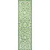 Charleston Vintage Filigree Textured Weave Indoor/outdoor Runner Rug