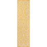 Charleston Vintage Filigree Textured Weave Indoor/outdoor Runner Rug