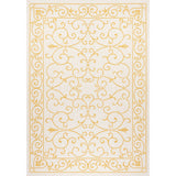 Charleston Vintage Filigree Textured Weave Indoor/outdoor Area Rug