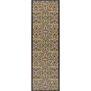 Madrid Vintage Filigree Textured Weave Indoor/outdoor Runner Rug