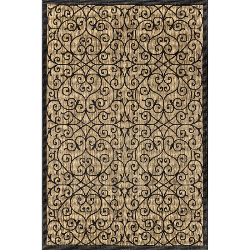 Madrid Vintage Filigree Textured Weave Indoor/outdoor Area Rug