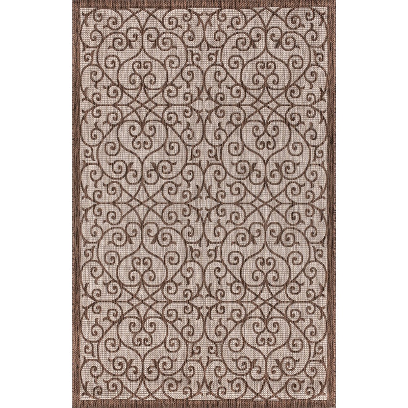 Madrid Vintage Filigree Textured Weave Indoor/outdoor Area Rug