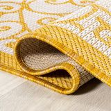 Madrid Vintage Filigree Textured Weave Indoor/outdoor Area Rug