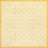 Madrid Vintage Filigree Textured Weave Indoor/outdoor Square Rug