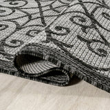 Madrid Vintage Filigree Textured Weave Indoor/outdoor Area Rug