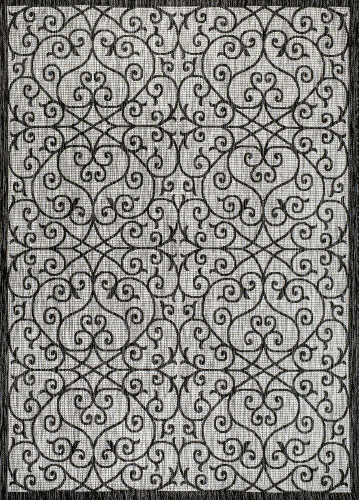 Madrid Vintage Filigree Textured Weave Indoor/outdoor Area Rug