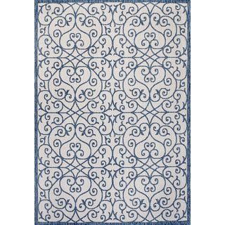 Madrid Vintage Filigree Textured Weave Indoor/outdoor Area Rug